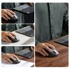 Ergonomiskā bezvadu peles pele datoram MU101 Bluetooth 2.4 GHz zilā krāsā