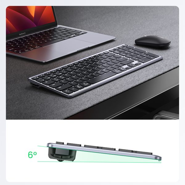 Numlock KU005 Bluetooth 2.4 GHz bezvadu tastatūra