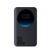 2in1 PowerBank 1000MAH 30W USB LED lukturītis USB-C Black