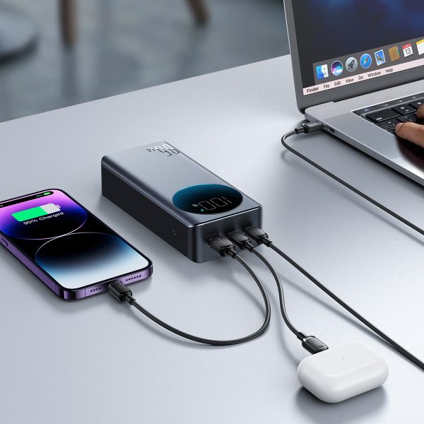Digital PowerBank 30000MAH 65W 3A USB USB-C Black
