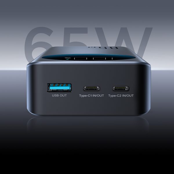 Digital PowerBank 30000MAH 65W 3A USB USB-C Black