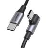 USB-C dusmu kabelis 480MB/s 2m melnā un melnā krāsā