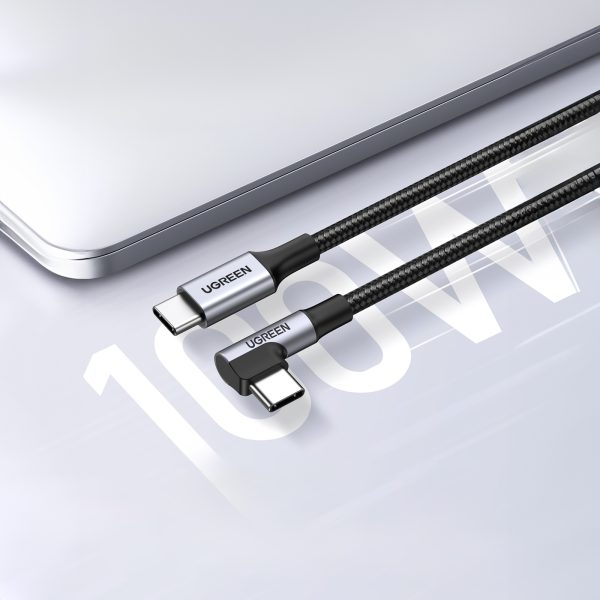 USB-C dusmu kabelis 480MB/s 2m melnā un melnā krāsā