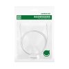 Kabelis USB-C PD QC 100W 5A 480MB/s 1m balts kabelis
