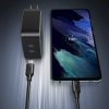 Kabelis USB-C PD QC 100W 5A 480MB/s 1,5M melns kabelis