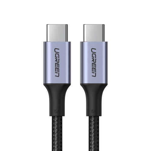 Kabelis USB-C kabelis pītā 5A 480MB/s 0