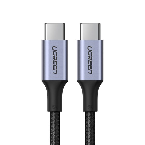 Kabelis USB-C kabelis pītā 5A 480MB/s 0