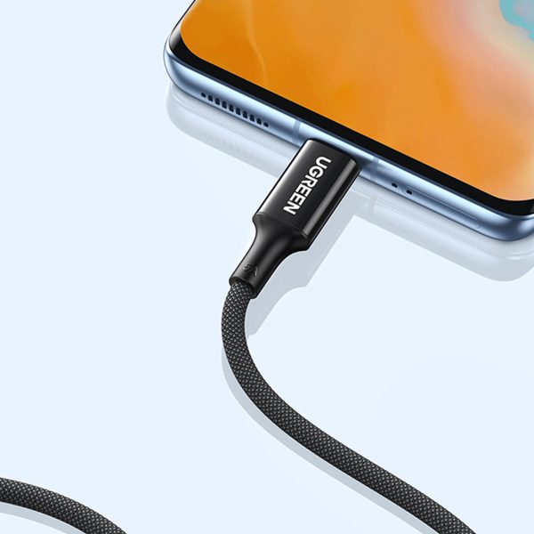 Kabelis USB-C kabelis PD 100W 5A 480MB/s 1M melns