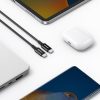 Kabelis USB-C kabelis PD 100W 5A 480MB/s 1M melns