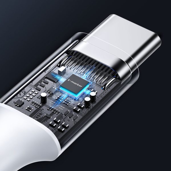Kabelis USB-C kabelis PD 100W 5A 480MB/s 1M melns