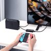 HUB USB -A tīkla adapteris - RJ45 1000 Mbps / 3x USB 3.0 melns