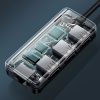 HUB USB -A tīkla adapteris - RJ45 10/100 Mbps / 3x USB 3.0 melns