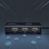 HUB USB -A tīkla adapteris - RJ45 10/100 Mbps / 3x USB 3.0 melns