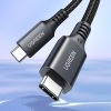 Kabelis USB-C kabelis 100W 5A PD 480Mbps 3m pelēks