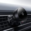 Automašīnu turētājs ar 15W indukcijas lādētāju melnā gaisa ziedu režģim