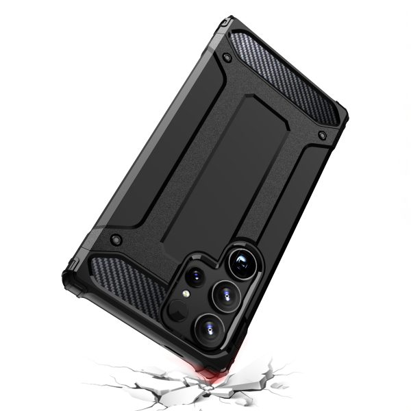 Bruņots gadījums, kas pastiprināts Samsung Galaxy S24 Ultra Hybrid Armour Black