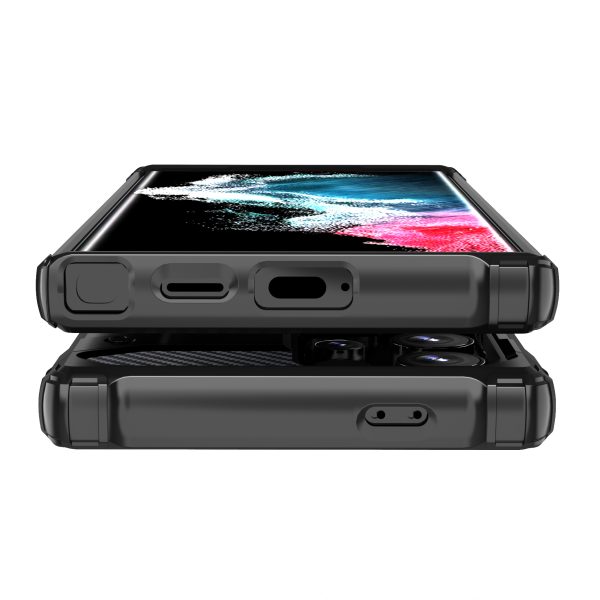 Bruņots gadījums, kas pastiprināts Samsung Galaxy S24 Ultra Hybrid Armour Black