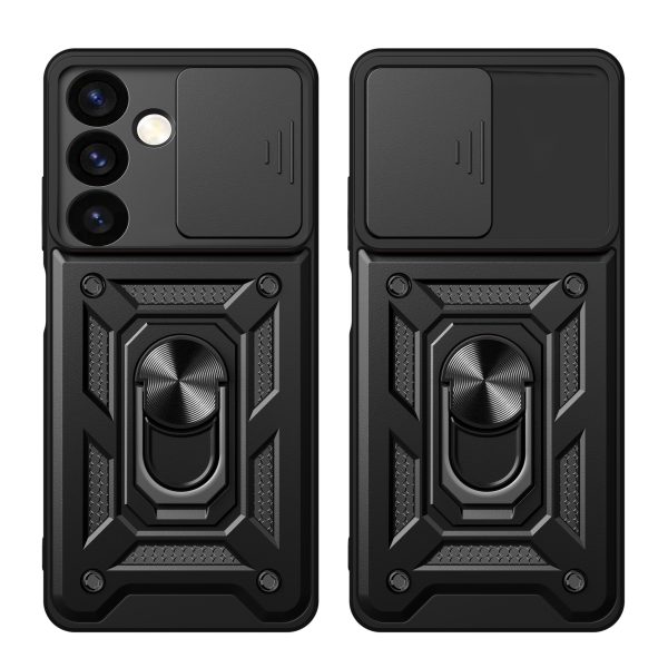 Componts ar kameru kamerai Samsung Galaxy S24 Hybrid Armor CaMShield Black