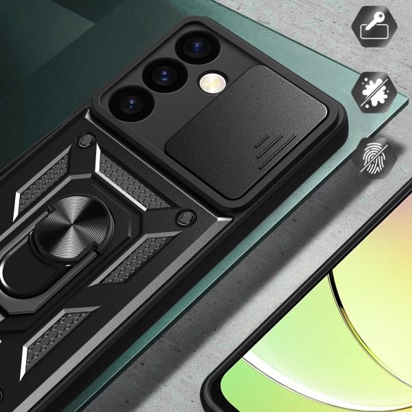Componts ar kameru kamerai Samsung Galaxy S24 Hybrid Armor CaMShield Black