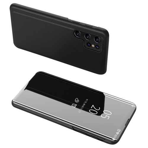 Lietas gadījums Samsung S24 ar skaidru skatu lietu melnā krāsā