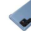 Lietas gadījums Samsung S24+ ar skaidru skatu lietu zilā atloka