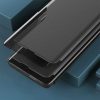 Gadījuma gadījums Samsung S24+ ar atloku un eko ādas skata korpusu melna pamatne
