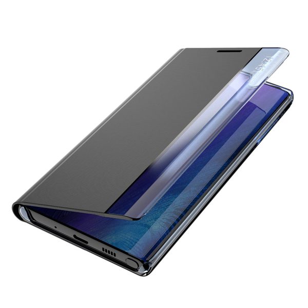 Gadījuma gadījums Samsung S24 Ultra ar jauno magnētisko miega skata korpusu melns