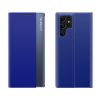 Gadījuma korpuss Samsung S24 ultra ar magnētisku jauno miega skata korpusu Zilā atloka
