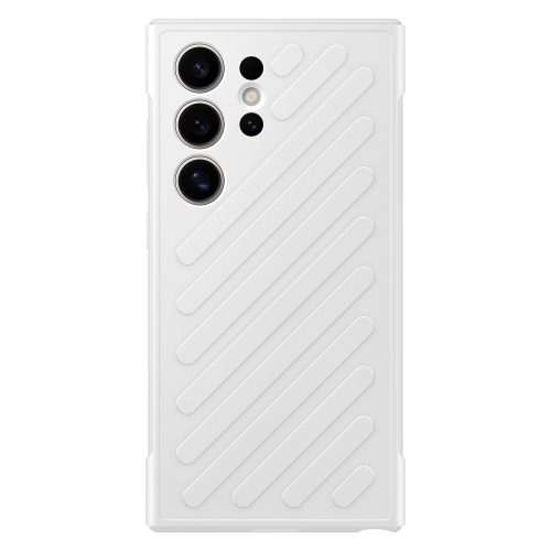 Oriģināls bruņu korpusa vairoga korpusa vāks Samsung Galaxy S24 Ultra gaiši pelēkā krāsā