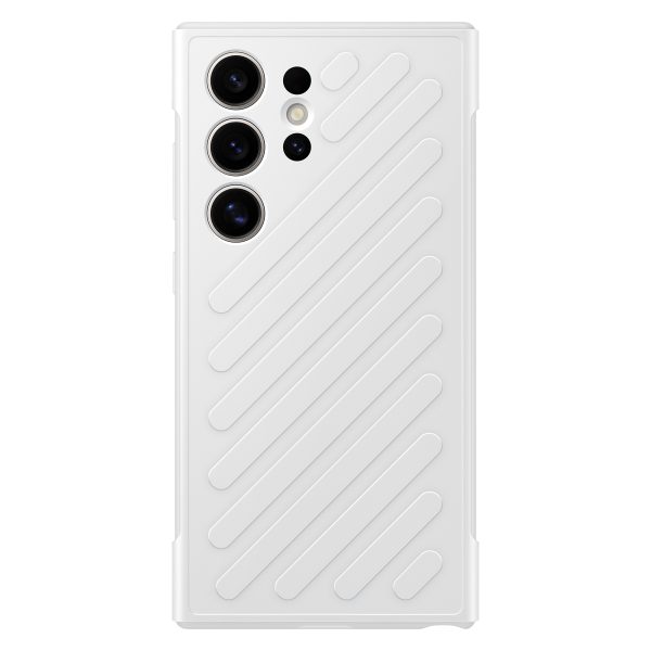 Oriģināls bruņu korpusa vairoga korpusa vāks Samsung Galaxy S24 Ultra gaiši pelēkā krāsā