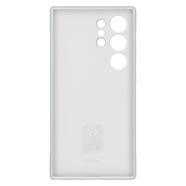 Oriģināls bruņu korpusa vairoga korpusa vāks Samsung Galaxy S24 Ultra gaiši pelēkā krāsā