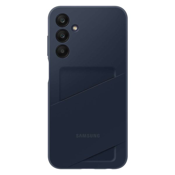 Oriģināls korpuss Samsung Galaxy A15 / A15 5G ar kabatu melnām un zilām kartēm