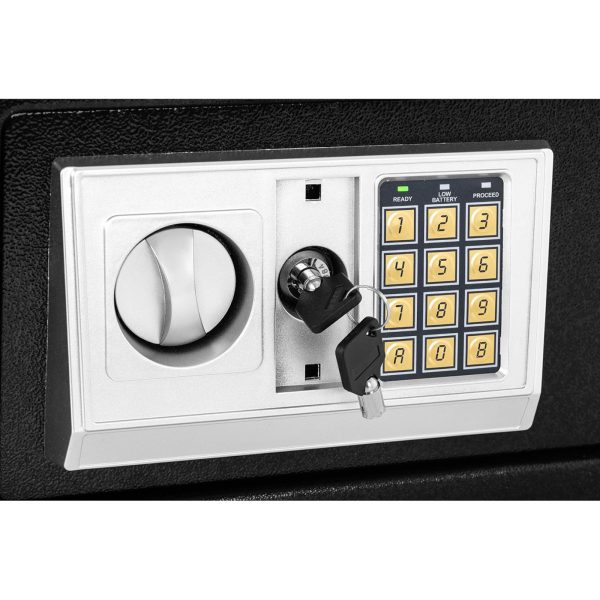 Mājas drošs elektroniskais šifrs un atslēga 38x30x30 cm