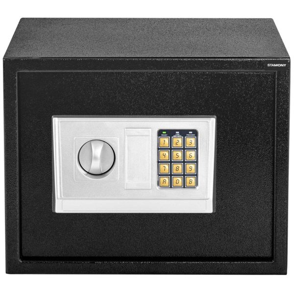 Mājas drošs elektroniskais šifrs un atslēga 38x30x30 cm