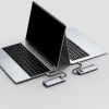 5in1 daudzfunkcionāls centrmezgls USB-C PD 100W HDMI 4K 3X USB 3.2 pelēks