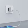 Ātra USB-C 20W Power nodrošina balto lādētāju