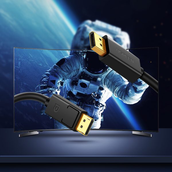 Kabelis Kabelis monitora TV displayport 3m melns