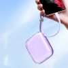 Mazs viegls PowerBank 1000mah USB-C USB-A Purple