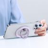 Magnētiskā tālruņa turētājs magsafe pirksta purpursarkanai