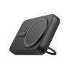 Bezvadu PowerBank 1000mah 20w magsafe ar statīvu + USB-C kabelis melns
