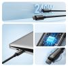 Kabelis USB-C kabelis pītā 480MB/s 240W volframa zelta 3M melnā krāsā