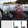 Magnētiskās automašīnas turētājs iPhone no Magsafe līdz melnās ventilācijas režģim