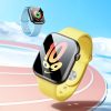 2x aizsargājošais folijas nanokristāls Apple Watch 7/8/9 45 mm + caurspīdīgs montāžas komplekts