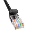 Kabeļu tīkls Kabelis Ethernet Cat 5 RJ-45 1000MB/s Vītā savīti: 8m melns