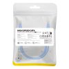 Kabeļa tīkla kabeļa Ethernet Cat 6 RJ-45 1000MB/s Vītā pāris 0,5 m zilā krāsā