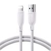 Kabelis kabelis iPhone USB-A-Lighting 3A daudzkrāsu sērijai 1m balts