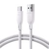 Kabelis USB-A Cable-USB-C 100W Ātra daudzkrāsu sērija 1m balta pārnešana