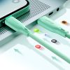 Kabelis USB-C 60W kabeļa ātrā daudzkrāsu sērija 1M Green