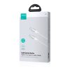 Kabelis USB-C 100W gaismas ātruma sērija 1,2m balts