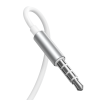 Austiņu vadu sērijas minijack 3,5 mm 1,2 m sudraba austiņas